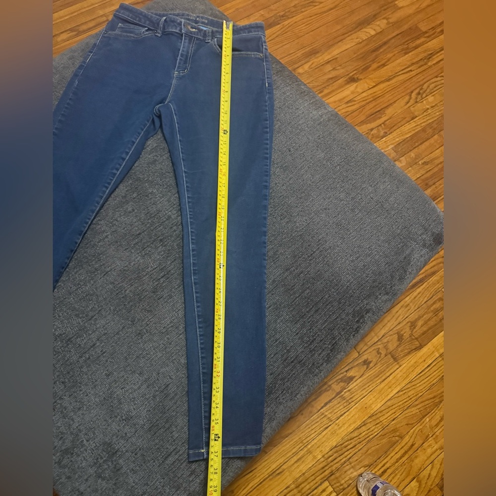 Michael Kors Izzy Skinny Jeans Dark Wash Size 8 Stretch - Picture 9 of 14